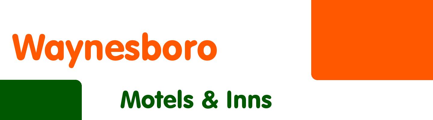 Best motels & inns in Waynesboro - Rating & Reviews